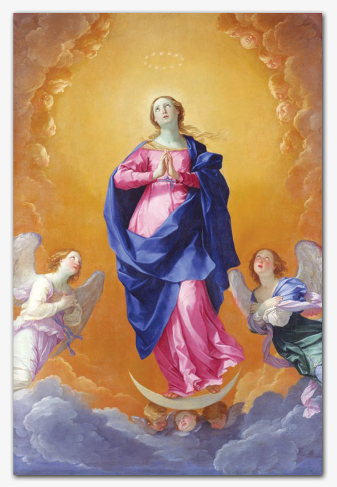 Immaculate Conception Painting on Stretched Canvas - Small