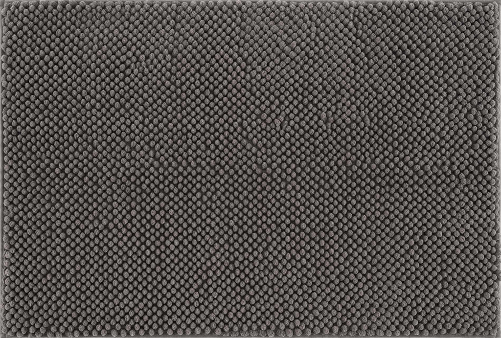 Washable Bath Mat, Dark Gray