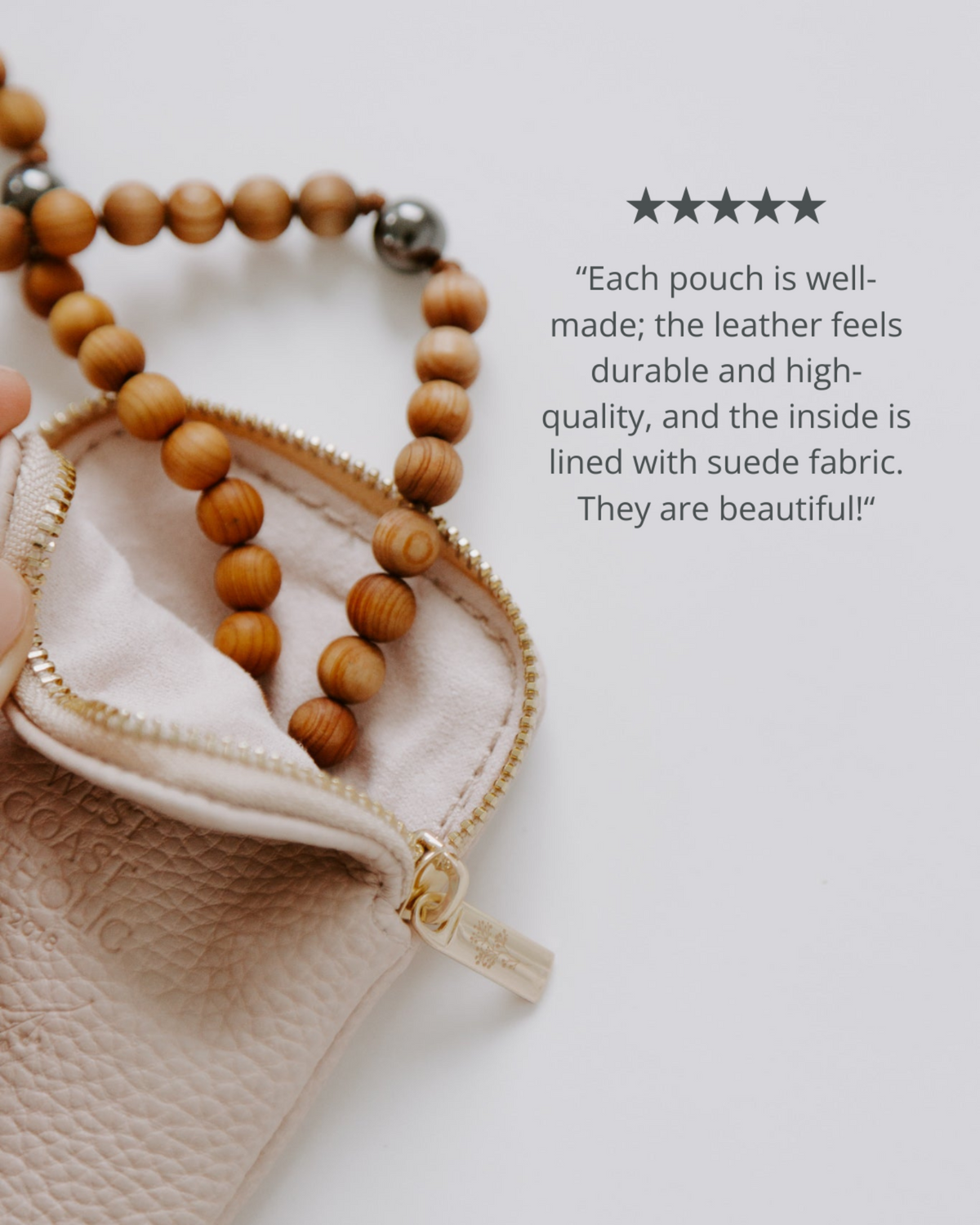 Leather Rosary Pouch