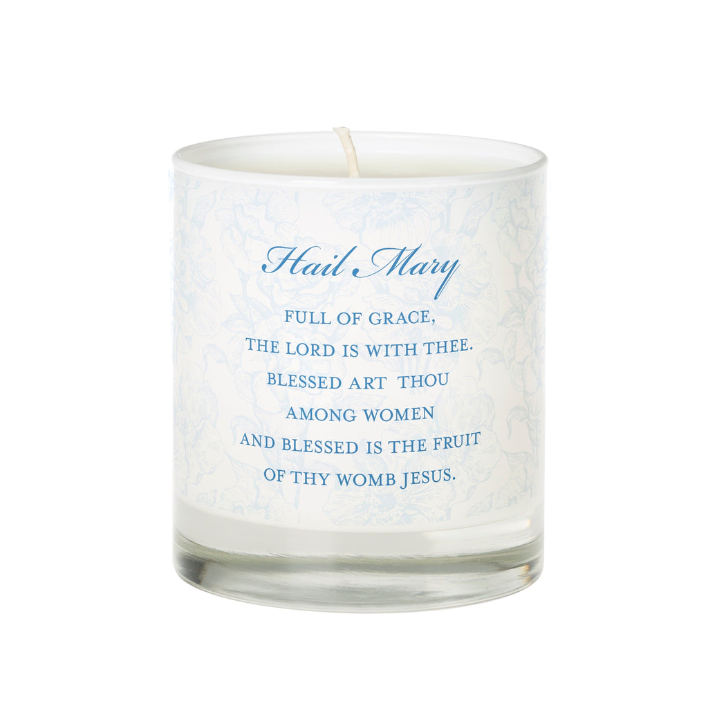 Hail Mary Toile Prayer Candle