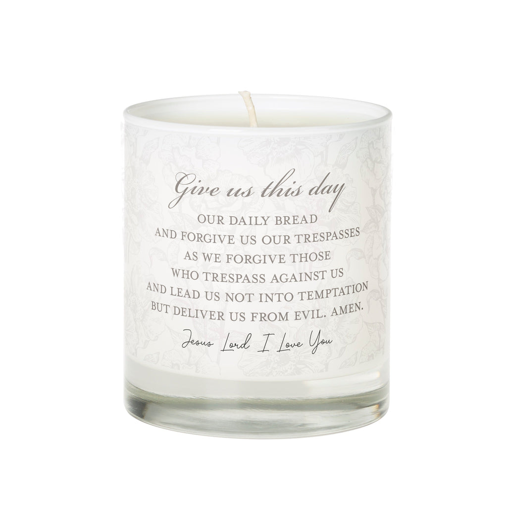 Our Father Toile Prayer Candle