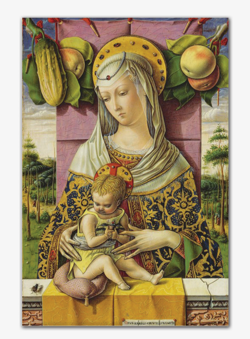 Our Lady of the Harvest Painting on Stretched Canvas - Large