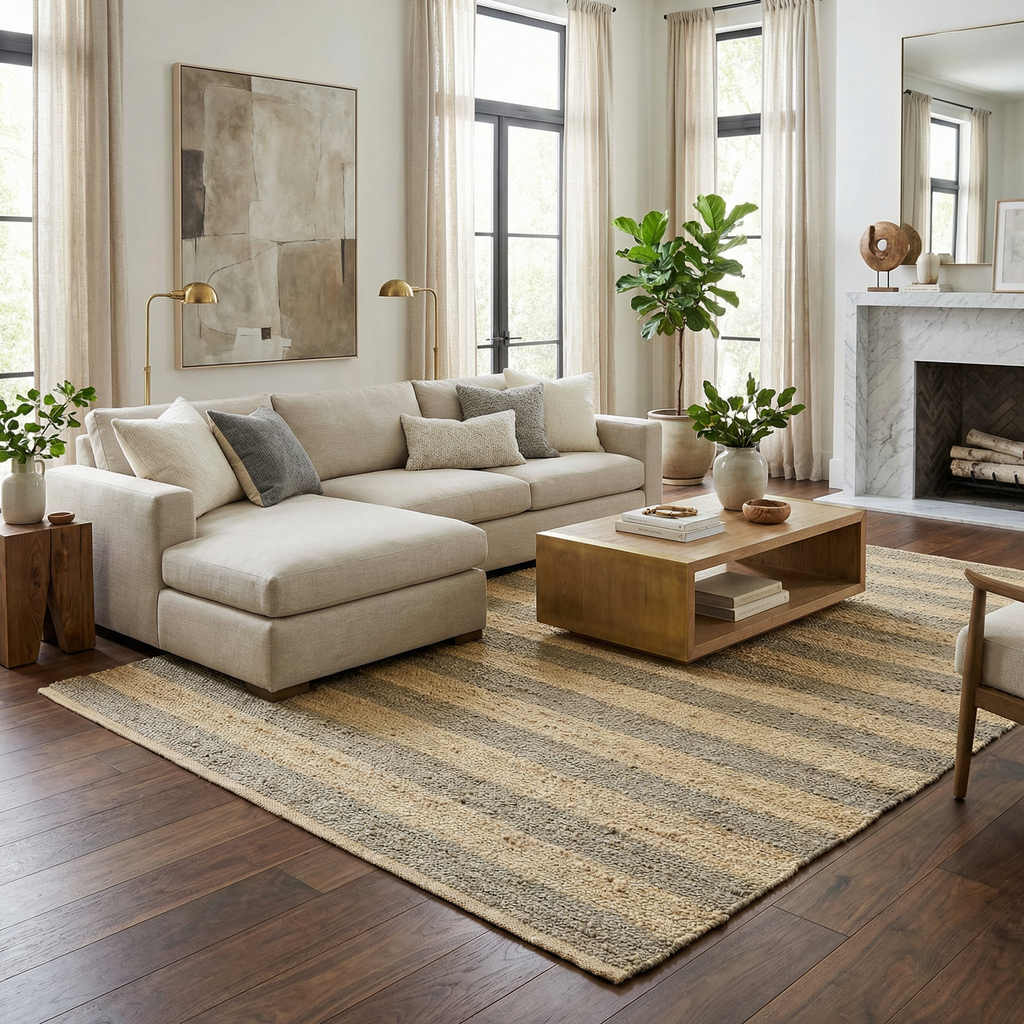 Ilkay Jute Area Rug - Clearance