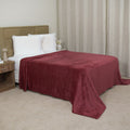 Fleece Blanket Queen 86.6 x 94.5 in – Soft Throw with Bubble Texture