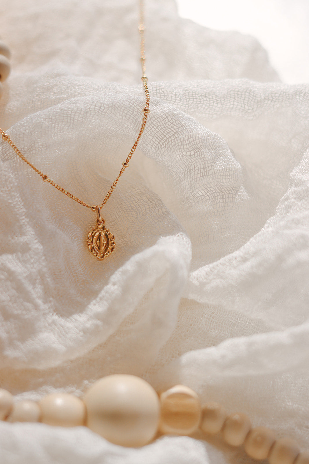 Tiny Miraculous Medal Necklace
