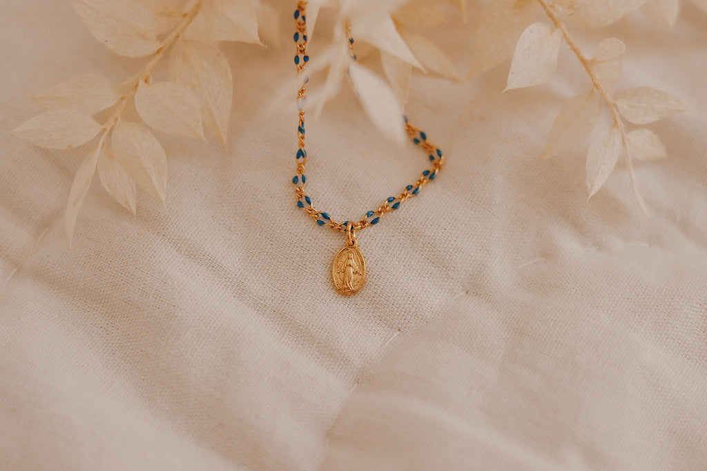 Mary’s Grotto Miraculous Medal Bracelet