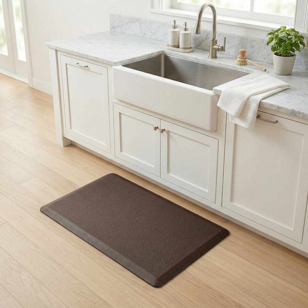 Anti-Fatigue Kitchen Mat, Brown - Clearance