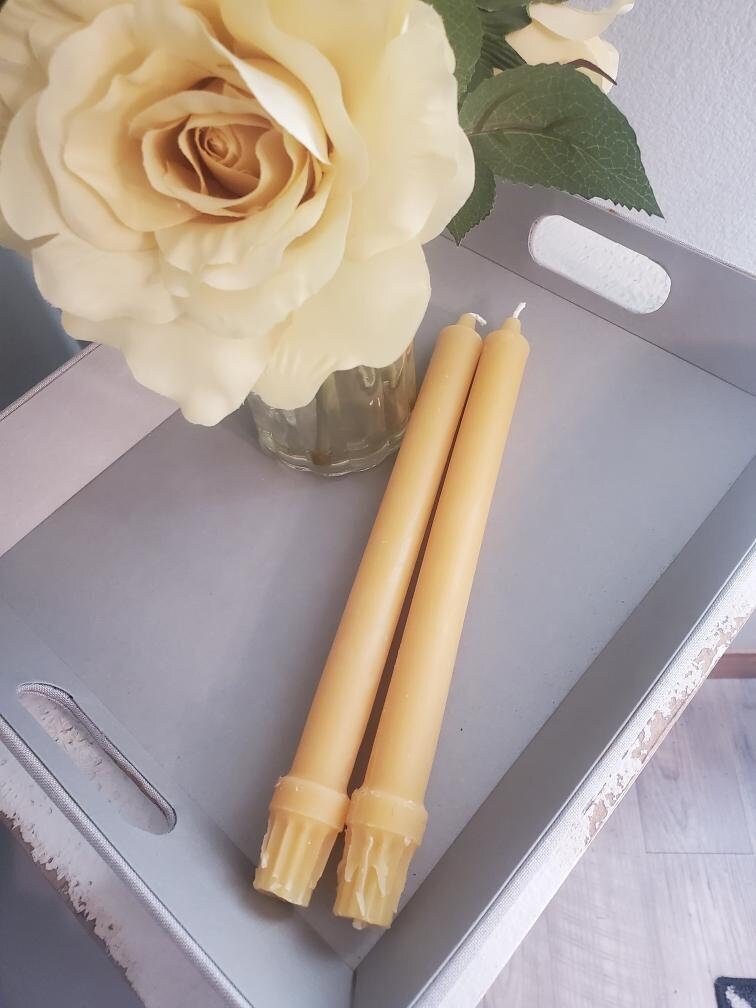 Beeswax Colonial Taper Candle